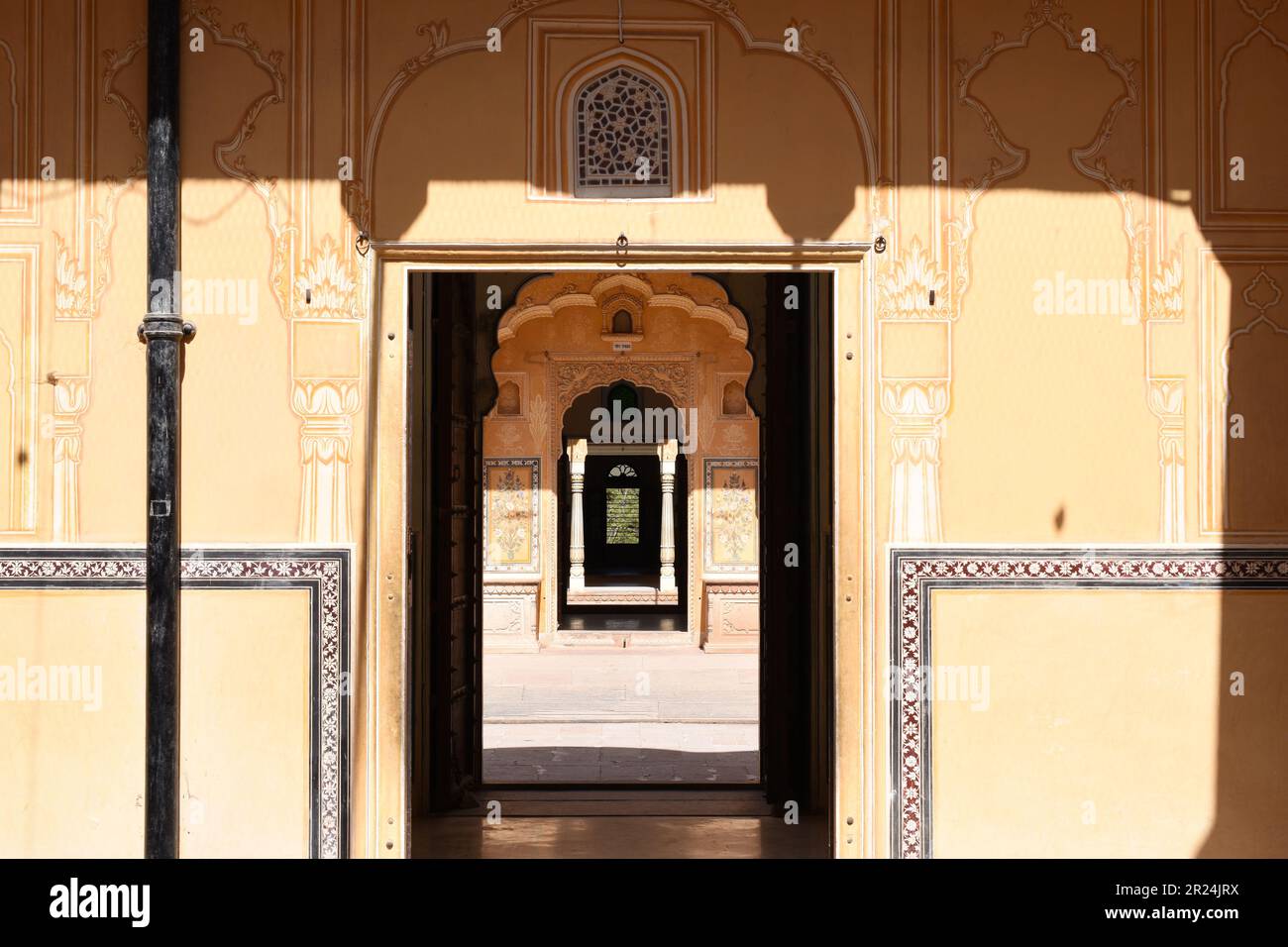 Madhavendra Bhavan all'interno del forte di Nahargarh, Jaipur, India. Foto Stock