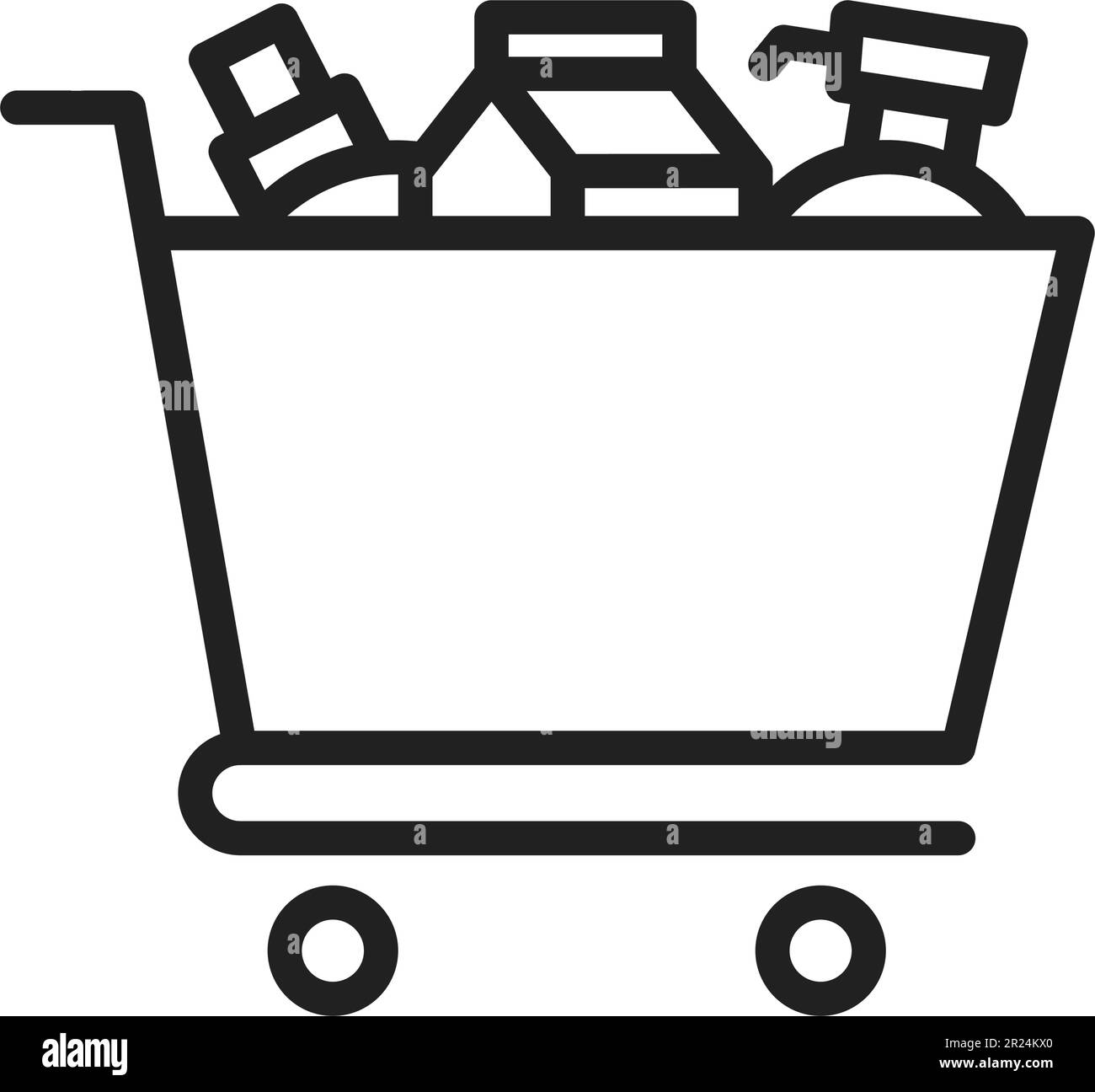 Immagine vettoriale icona generi alimentari. Illustrazione Vettoriale