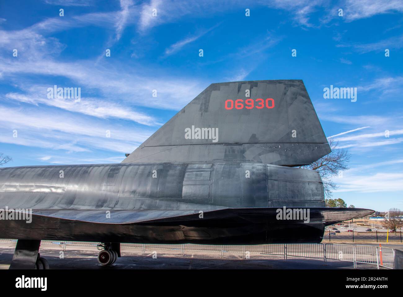 Huntsville USA 10 febbraio 2023: Il Lockheed A-12 negli Stati Uniti Space Rocket Center. Si tratta di un velivolo da ricognizione Mach 3+ ad alta quota costruito per l'unità Foto Stock