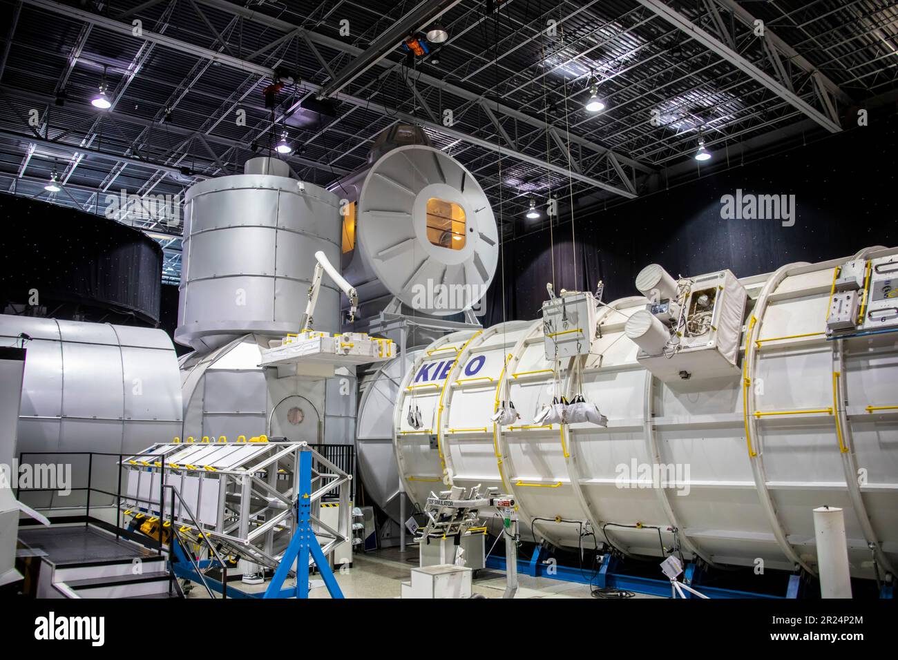 Huntsville USA 10 febbraio 2023: La struttura di formazione per bambini negli Stati Uniti Space Rocket Center. un museo che mostra razzi, successi e manufatti Foto Stock