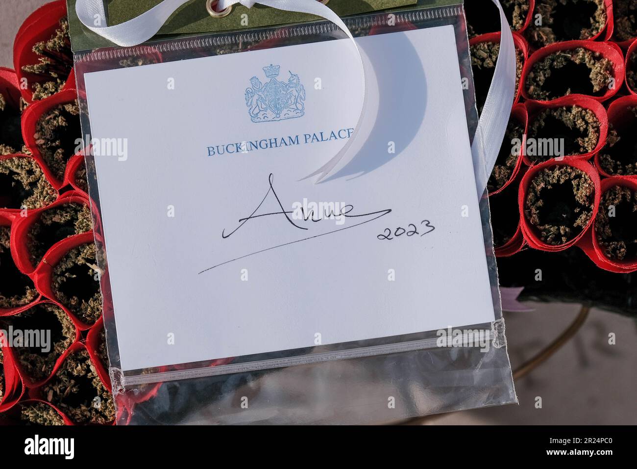 National Memorial Arboretum, Regno Unito. 16th maggio 2023. HRH la principessa reale partecipa al 60th° anniversario della Royal British Legions dell'ultimo serviteman che è stato sradicato dal servizio nazionale e incontra militari e donne che hanno servito nei vari conflitti. Credit Mark Lear / Alamy Live News Foto Stock