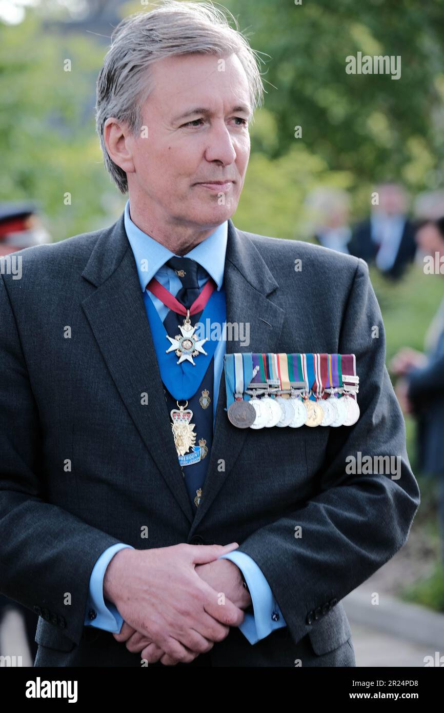 National Memorial Arboretum, Regno Unito. 16th maggio 2023. HRH la principessa reale partecipa al 60th° anniversario della Royal British Legions dell'ultimo serviteman che è stato sradicato dal servizio nazionale e incontra militari e donne che hanno servito nei vari conflitti. Credit Mark Lear / Alamy Live News Foto Stock