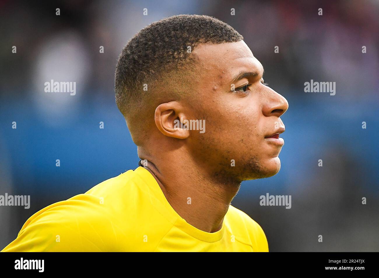 Kylian MBAPPE di PSG durante il campionato francese Ligue 1 partita di calcio tra Estac Troyes e Parigi Saint-Germain il 7 maggio 2023 allo stadio l'Aube a Troyes, Francia - Foto Matthieu Mirville / DPPI Foto Stock