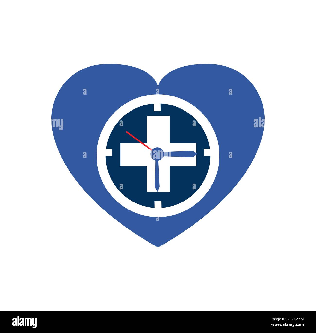 Logo Time Medical icona modello di disegno vettore medico Time logo Illustrazione Vettoriale