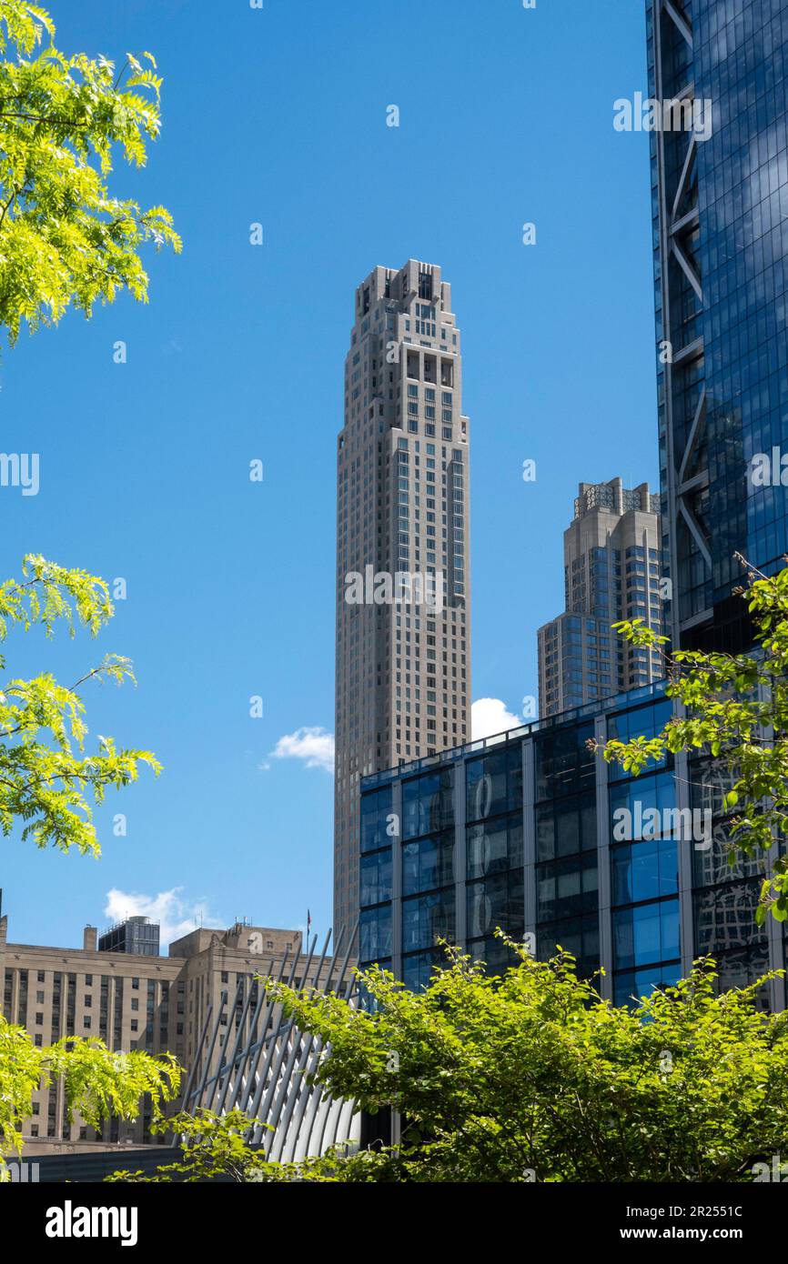 The Four Seasons Hotel in Lower Manhattan, 2023, New York City, USA Foto Stock