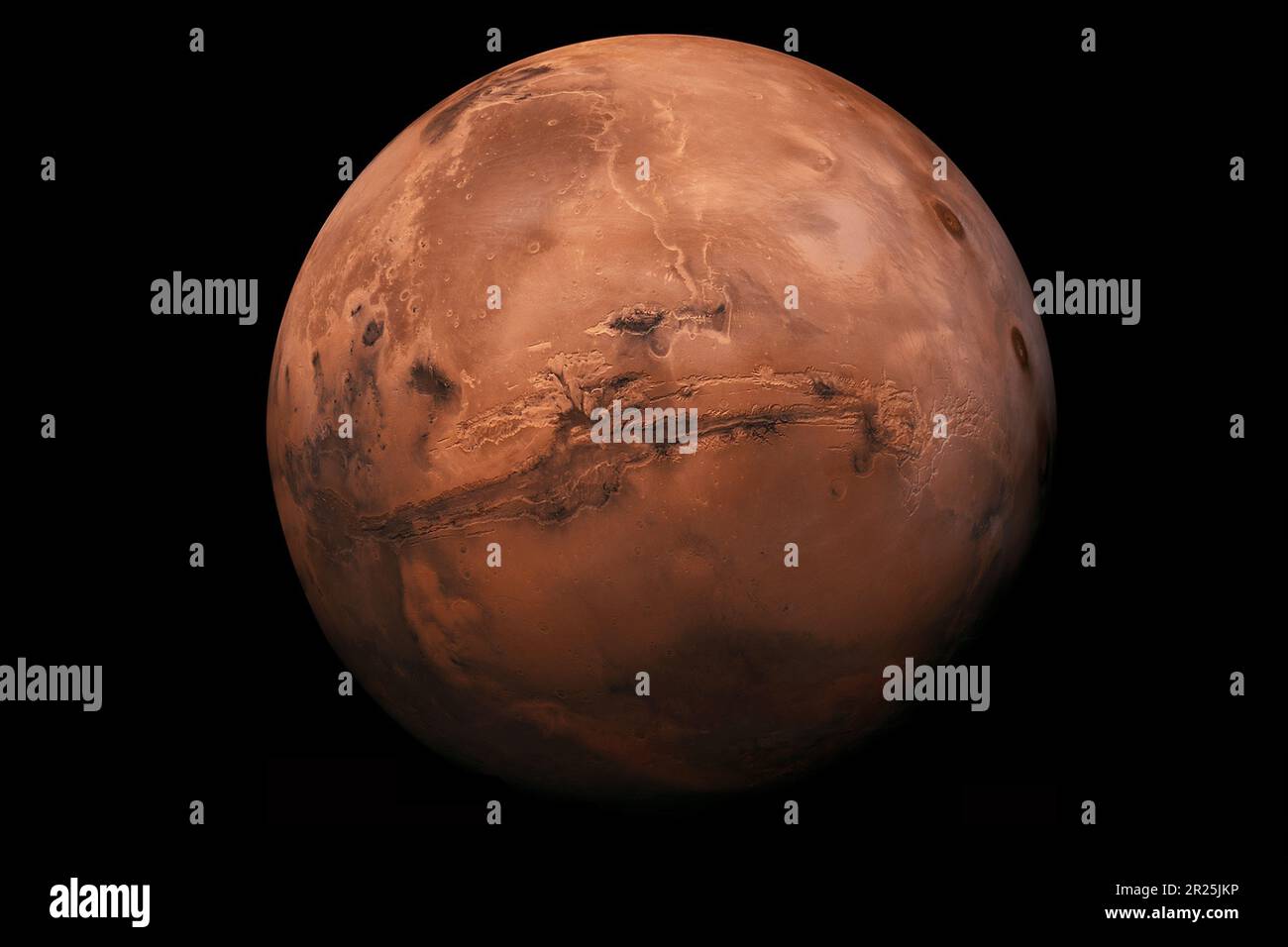 Il pianeta Marte Foto Stock