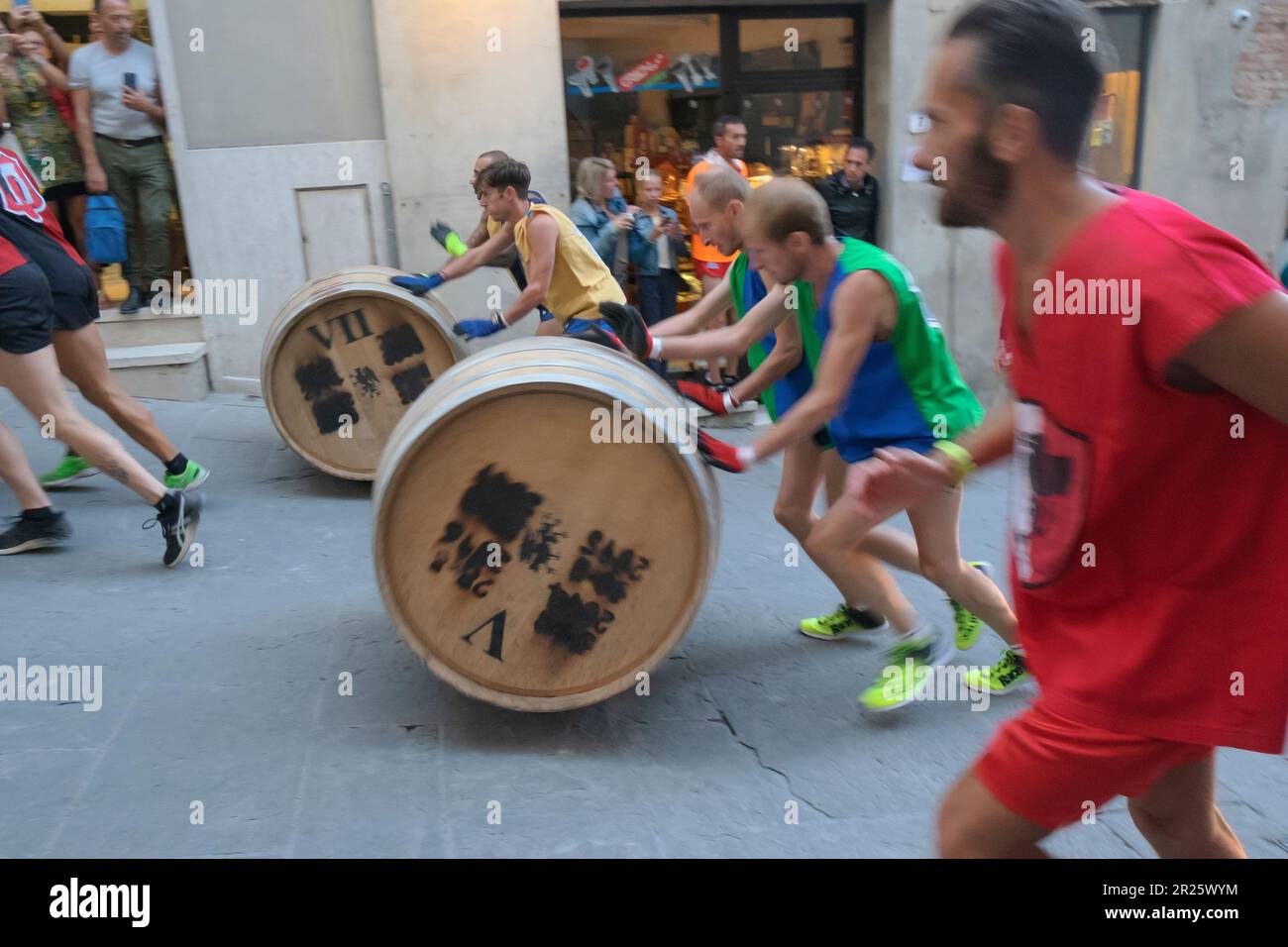 Bravio delle Botti festa Montepulciano Toscana Italia Foto Stock