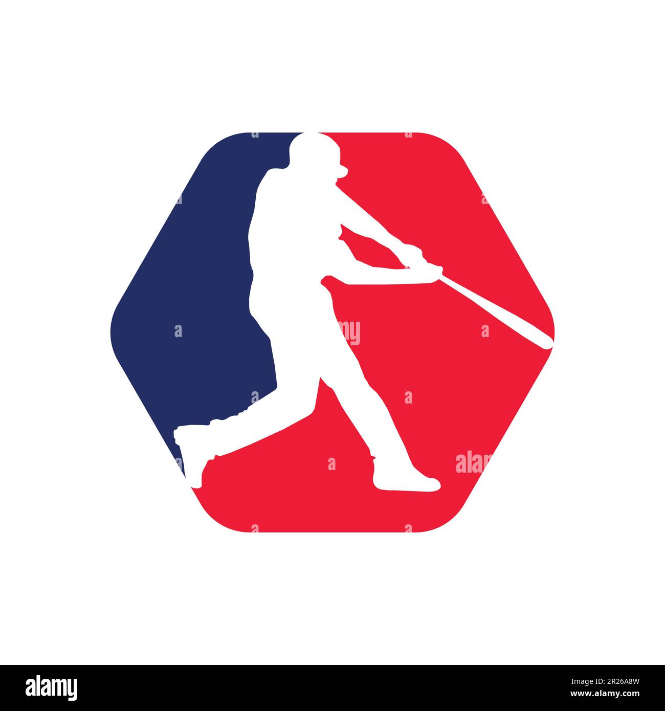 Baseball colpire un concetto di palla che oscilla una pipistrello molto veloce vettore illustrazione Illustrazione Vettoriale