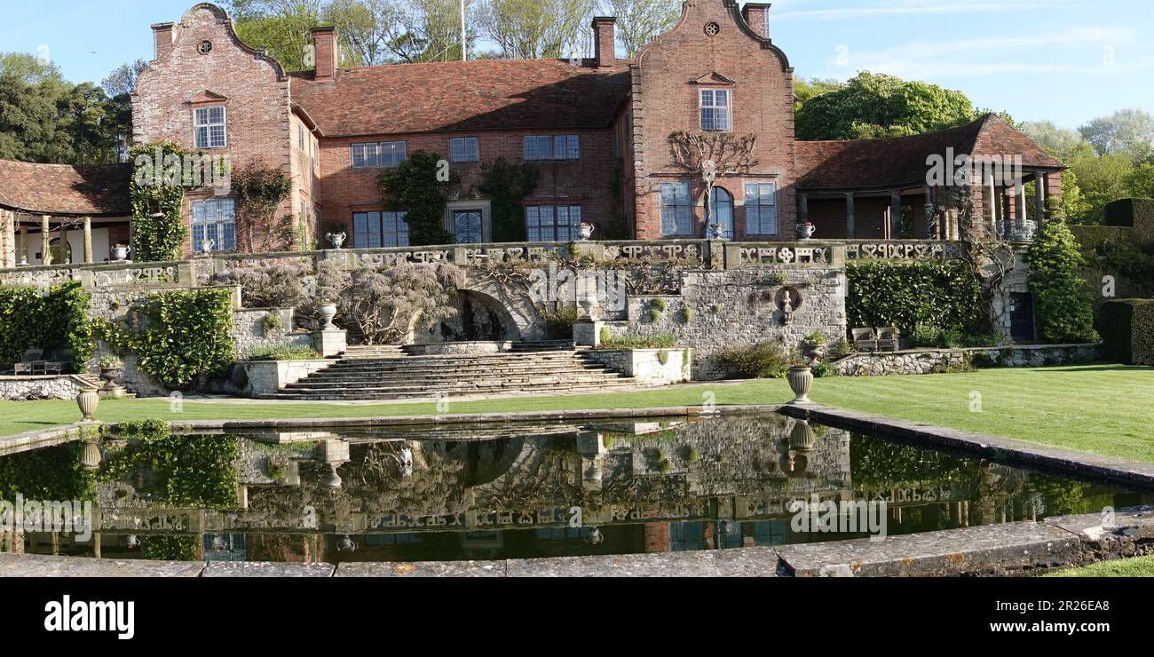 Port Lympne, Mansion House, Kent, Giardini, Foto Stock