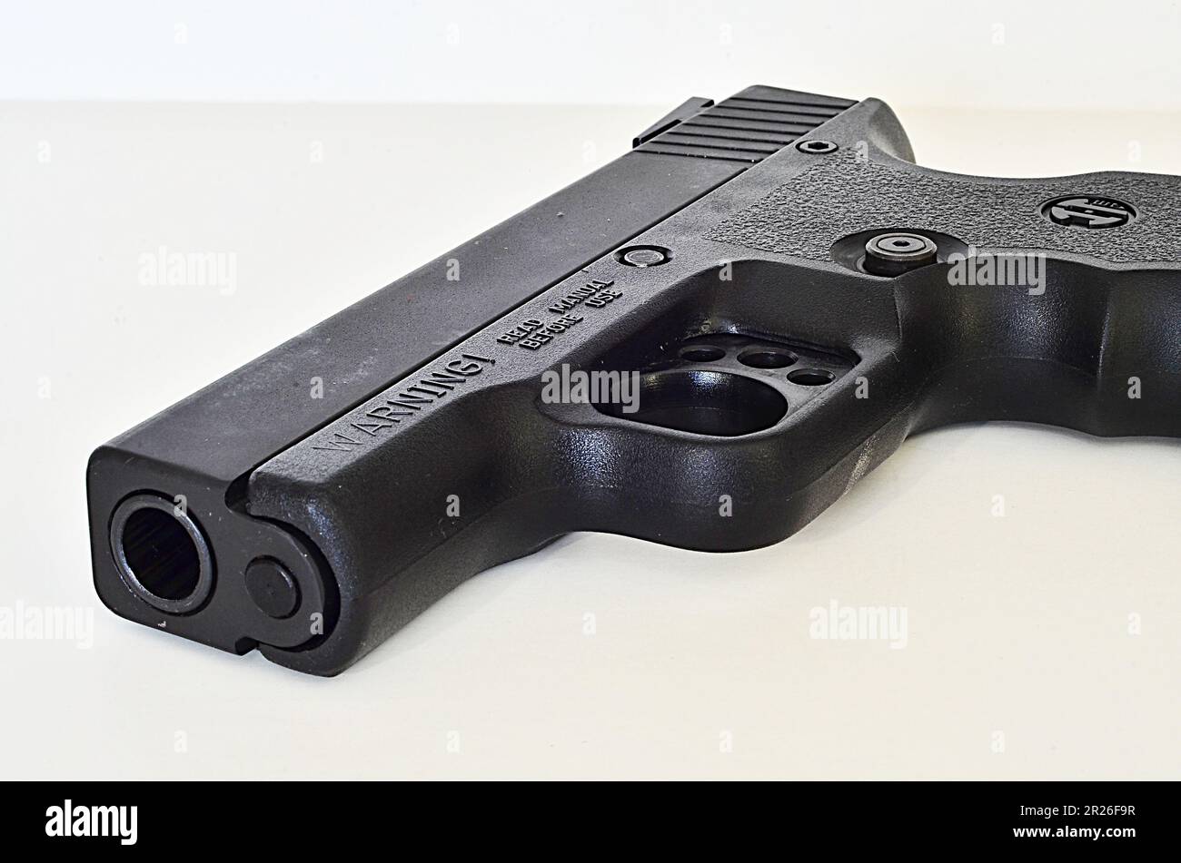 Un colpo di arma da fuoco di un magnum di .45. Foto Stock