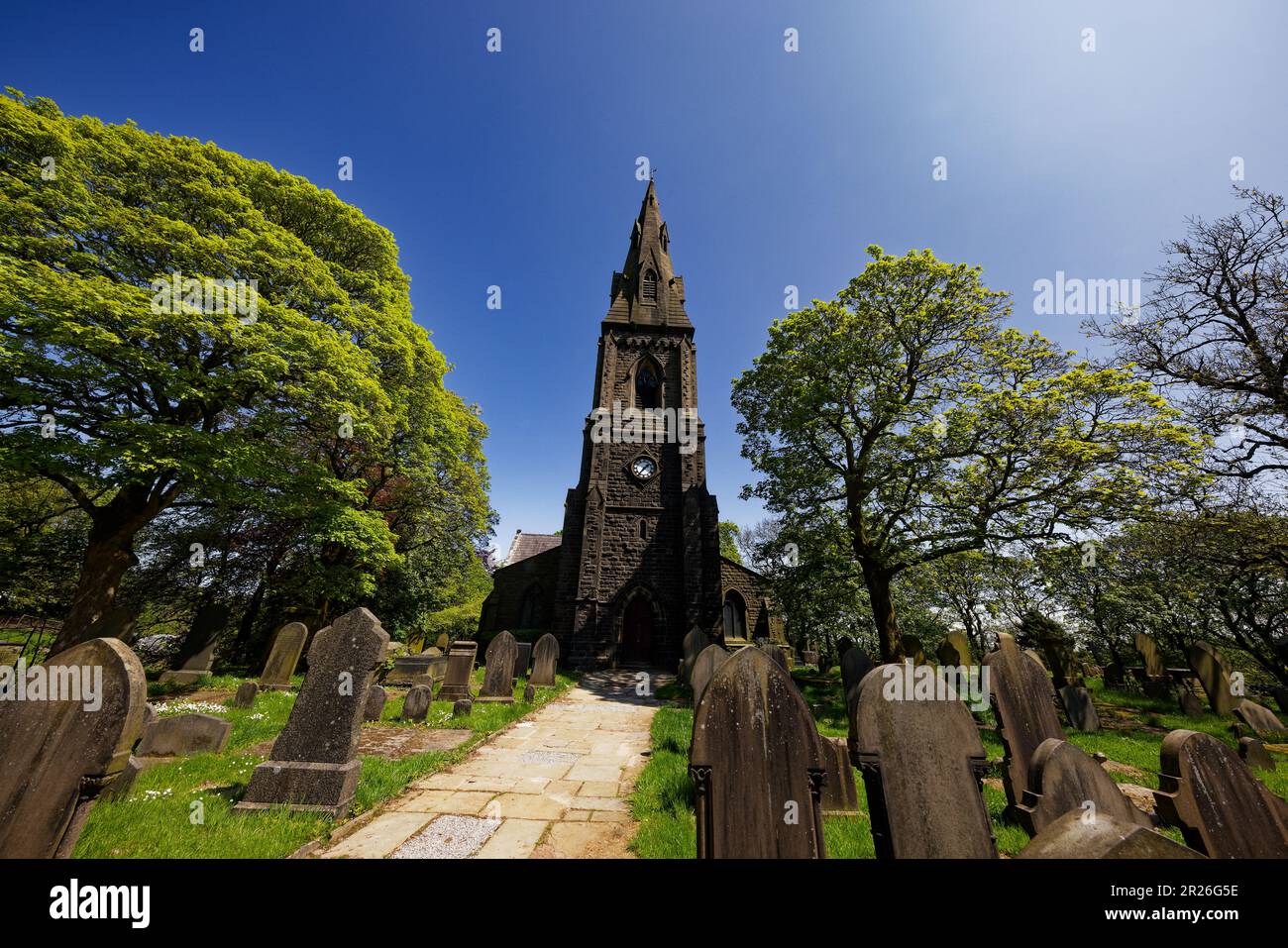 Chiesa di Holcombe, Ramsbottom, Lancashire Foto Stock