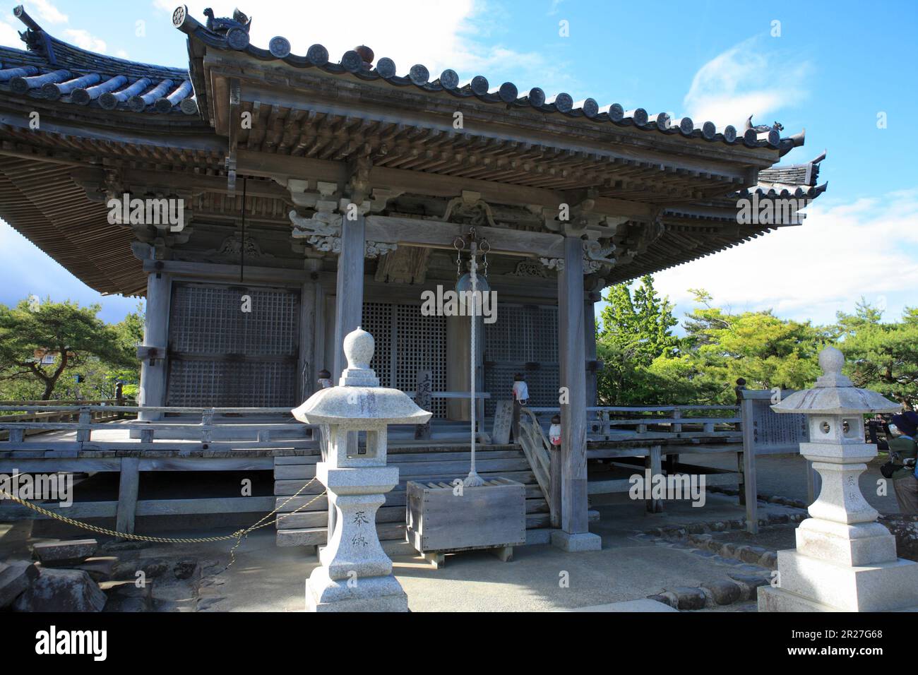 Matsushima Godaido - uno dei tre punti più panoramici del Giappone Foto Stock