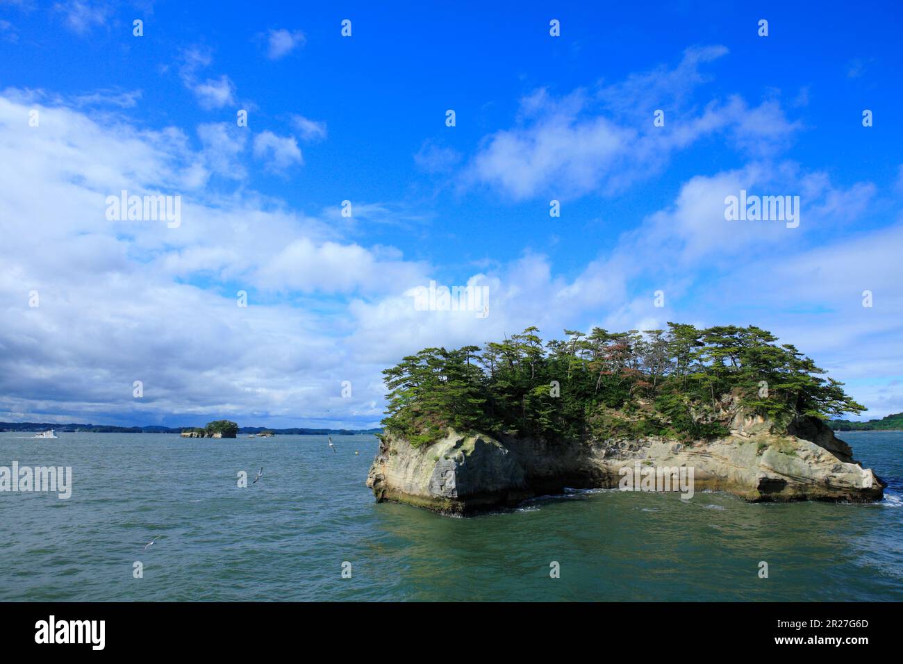 Matsushima - uno dei tre punti più panoramici del Giappone Foto Stock