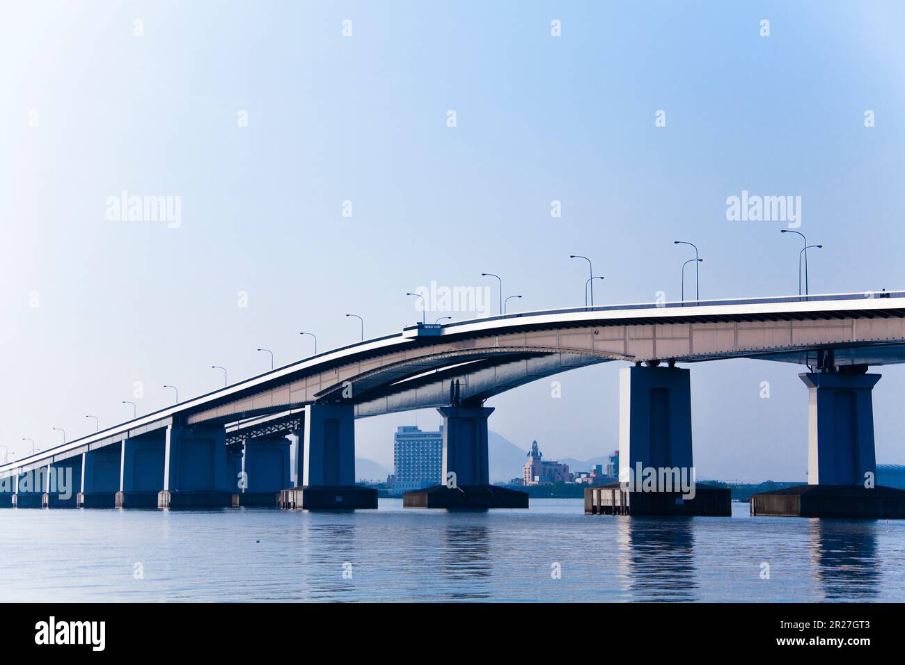 Ponte Biwako Ohashi Foto Stock