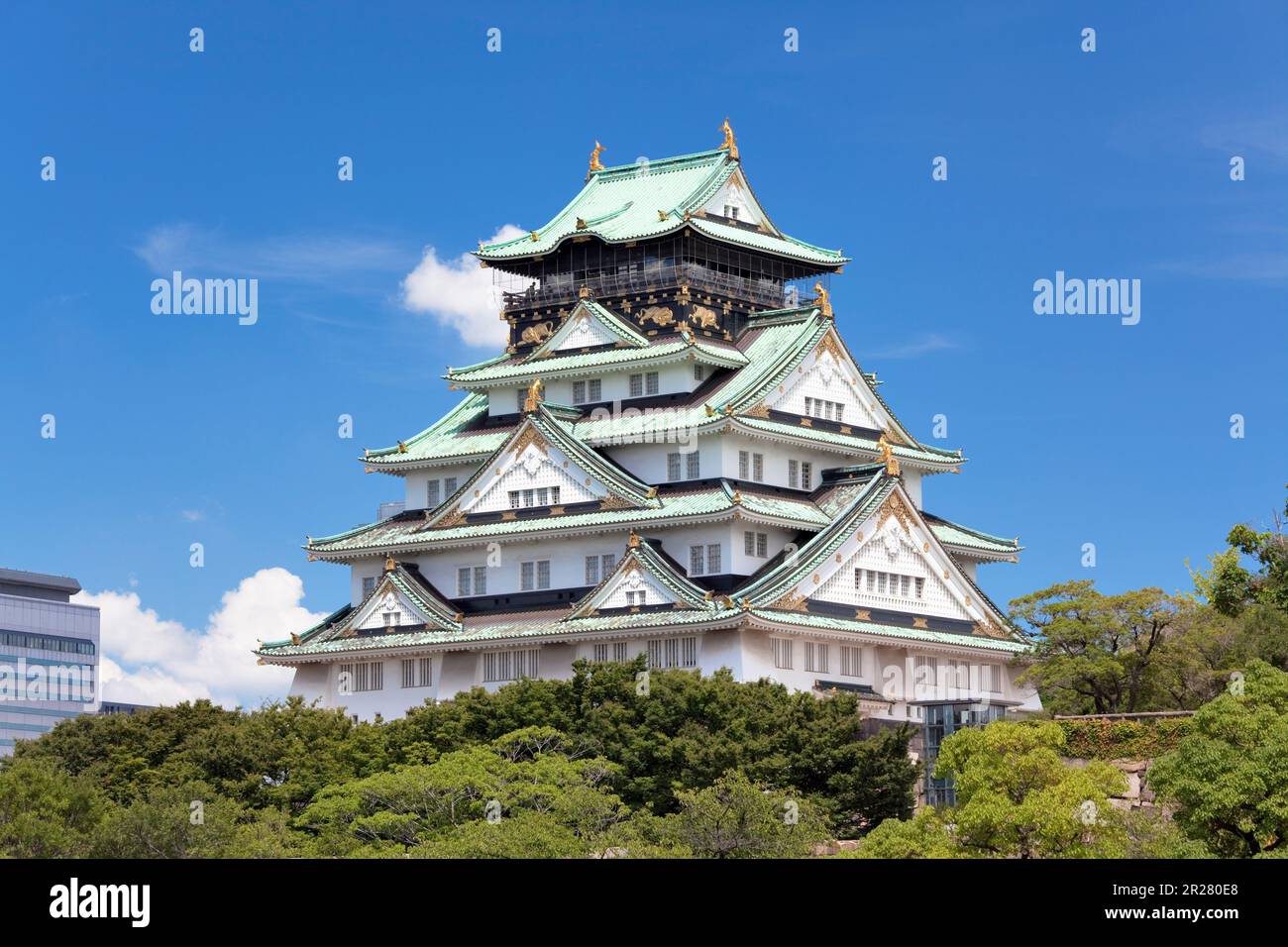 Castello di Osaka Foto Stock