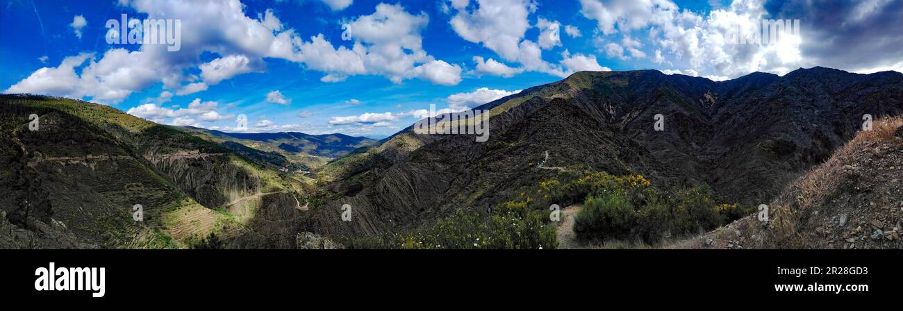 Región storica di Cáceres dove le sue terre accolgono la magia Foto Stock