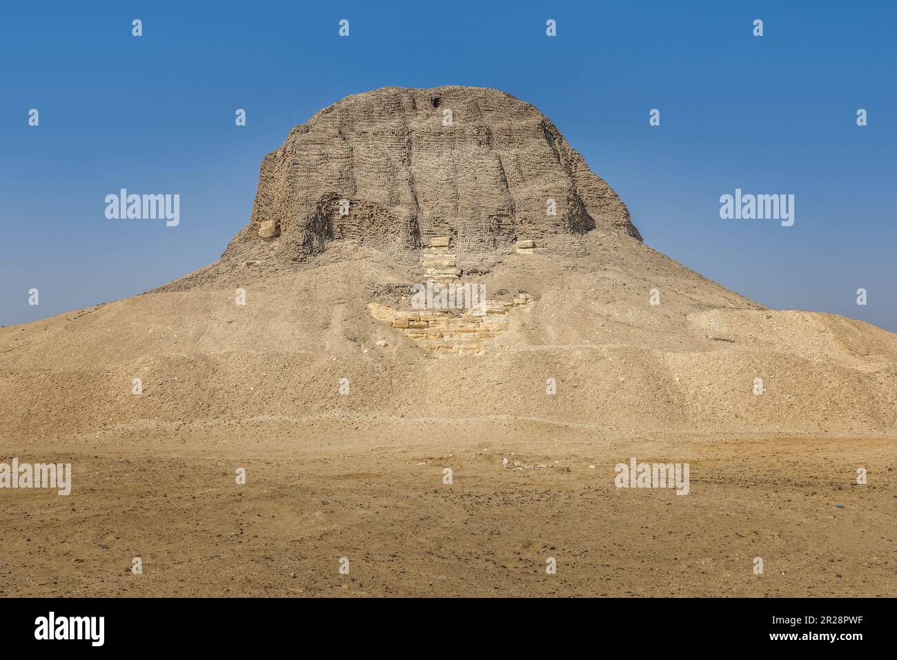 Piramide di El Lahun a Fayoum in Egitto Foto Stock