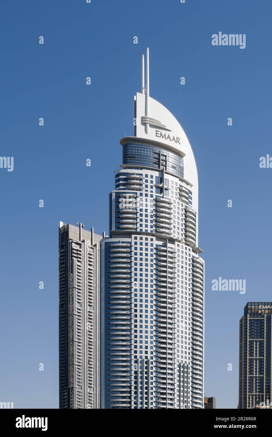 The Address Downtown Hotel, Downtown Dubai, Emirati Arabi Uniti Foto Stock