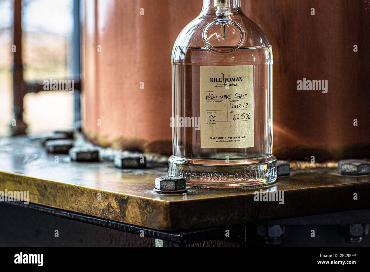 Distilleria Kilchoman Isola di Islay Scozia Foto Stock