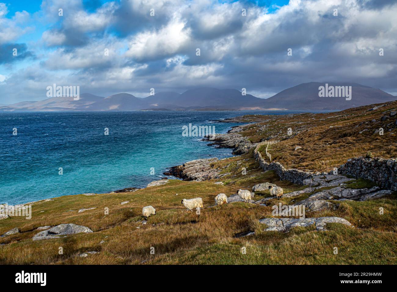 Isola di Harris, Ebridi esterne, Scozia, Regno Unito Foto Stock