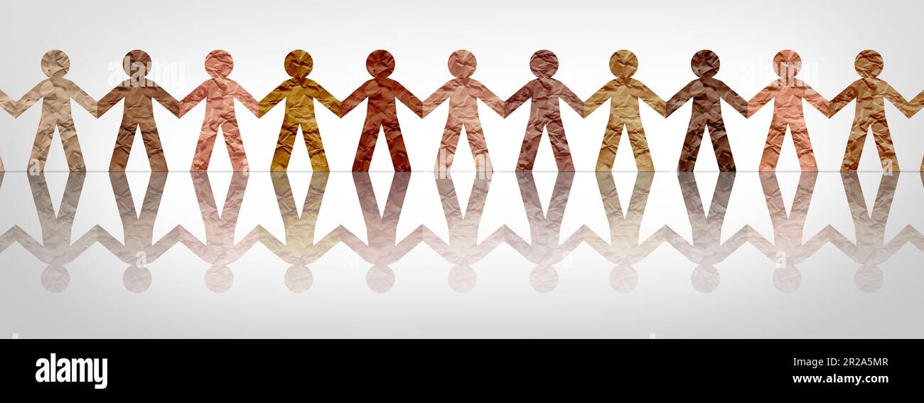 Azione affermativa come diversità inclusione o pari opportunità come politiche per i sistemi di quote di equità occupazionale e trattamento preferenziale. Foto Stock