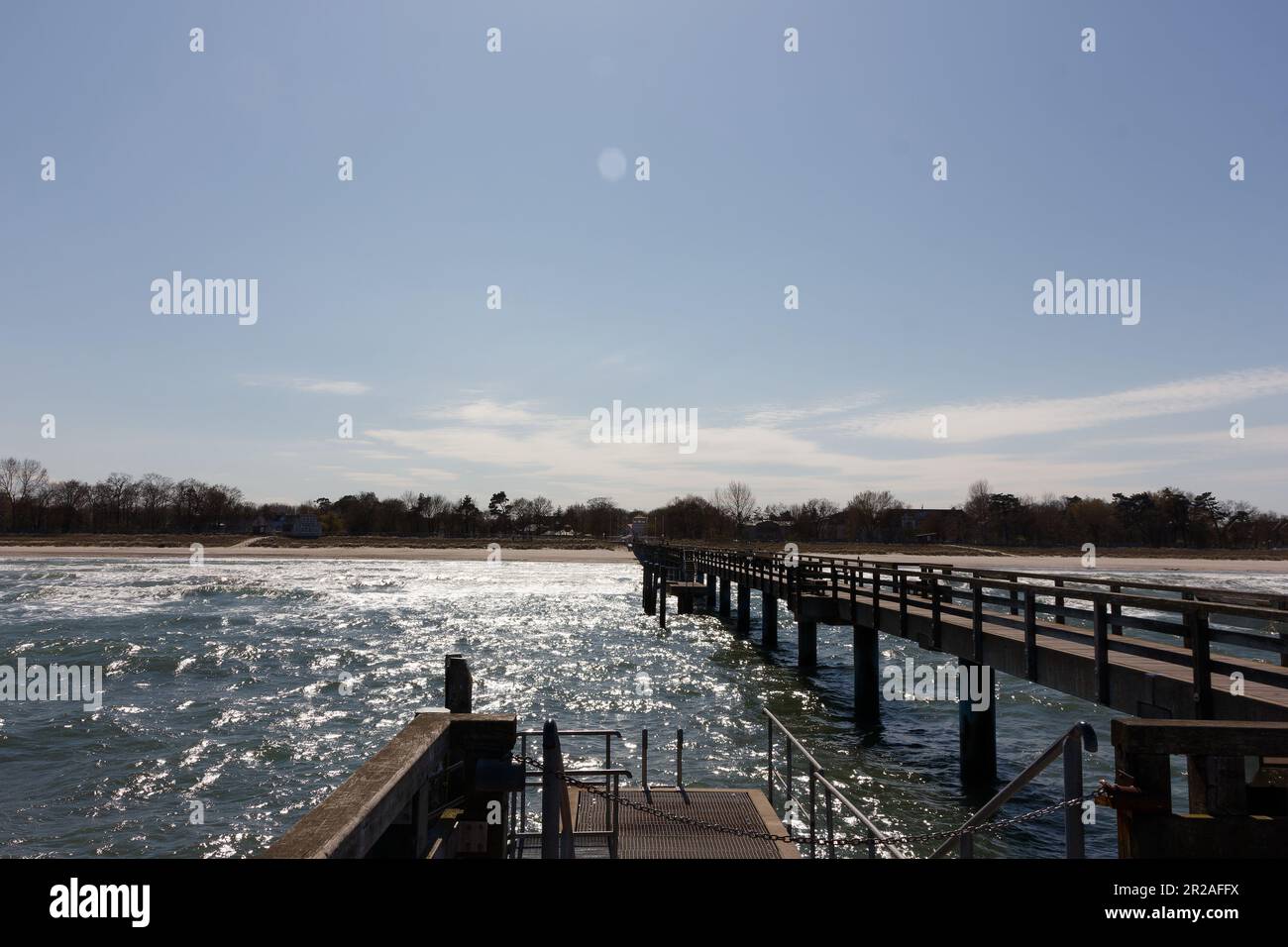 Costa tedesca del Mar Baltico in primavera Foto Stock
