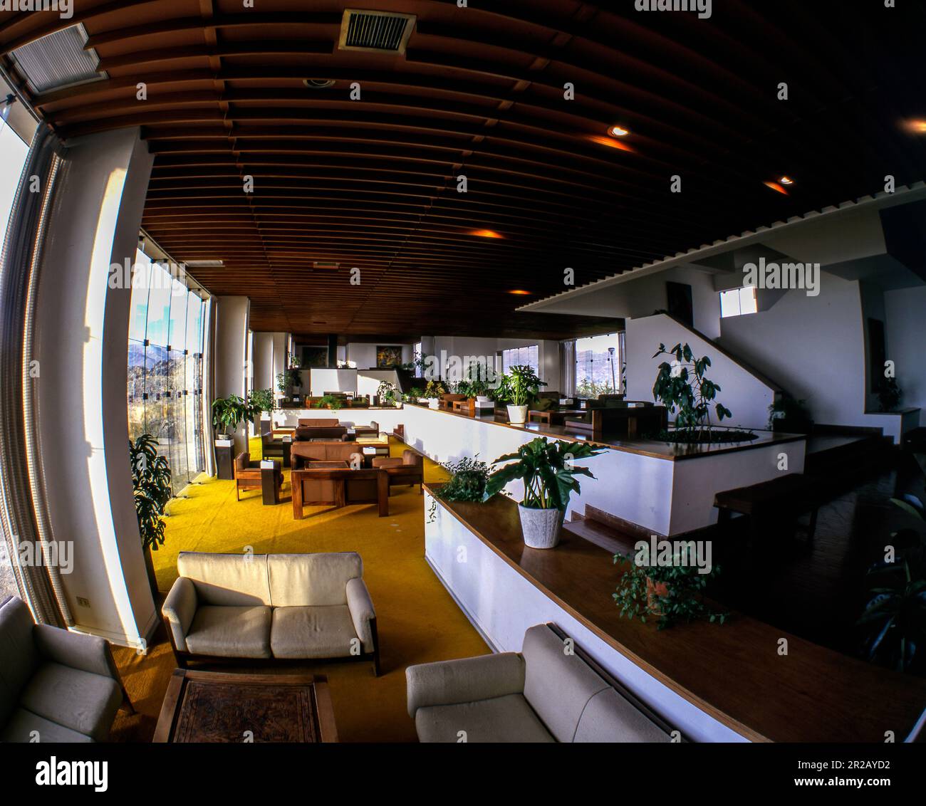 Peru.Puno.Hotel Isla Esteve. Foto Stock