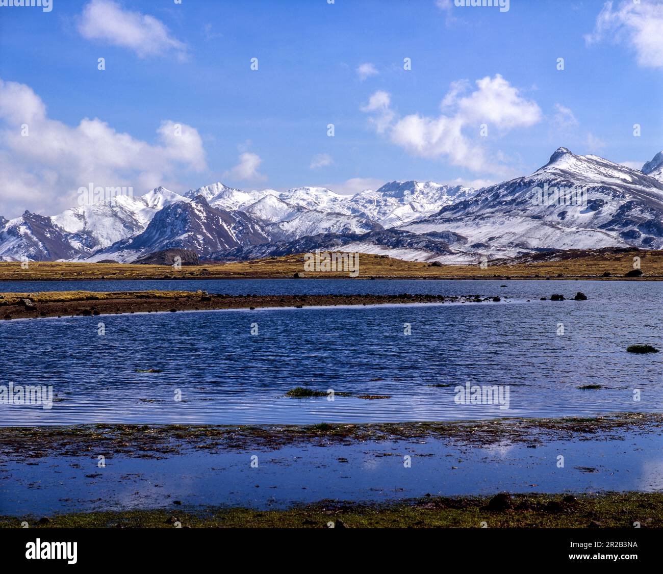 Perù.Huancavelica.Laguna Orcococha.Ande. Foto Stock