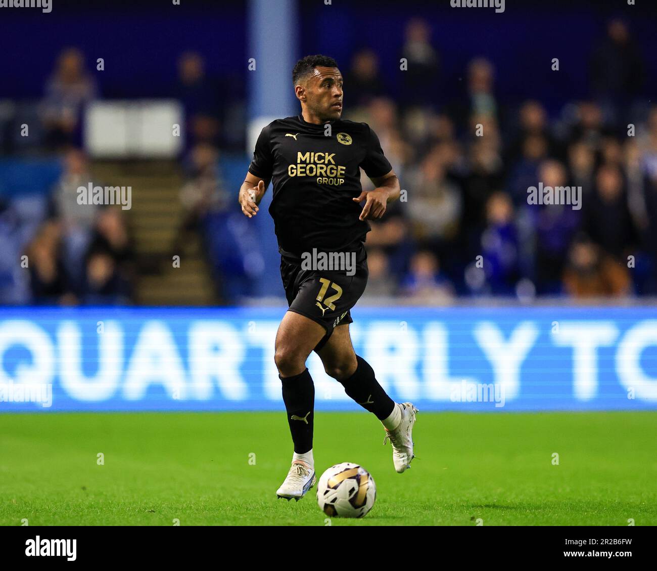 Nathan Thompson di Peterborough United durante la partita di lancio della Sky Bet League 1 Sheffield Mercoledì vs Peterborough a Hillsborough, Sheffield, Regno Unito, 18th maggio 2023 (Foto di Nick Browning/News Images) Foto Stock