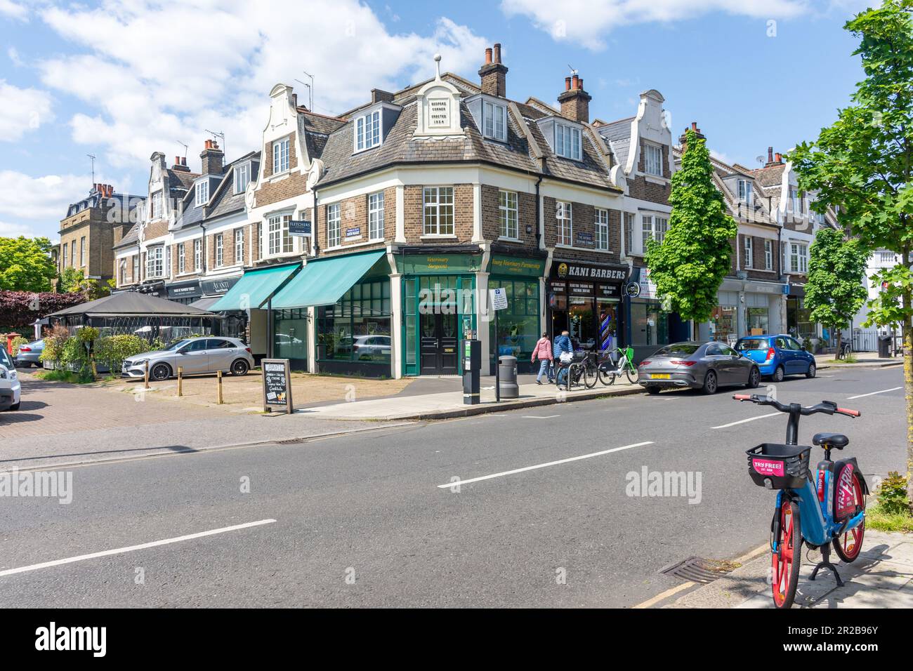 Bedford Corner, South Parade, Chiswick, London Borough of Hounslow, Greater London, England, United Kingdom Foto Stock