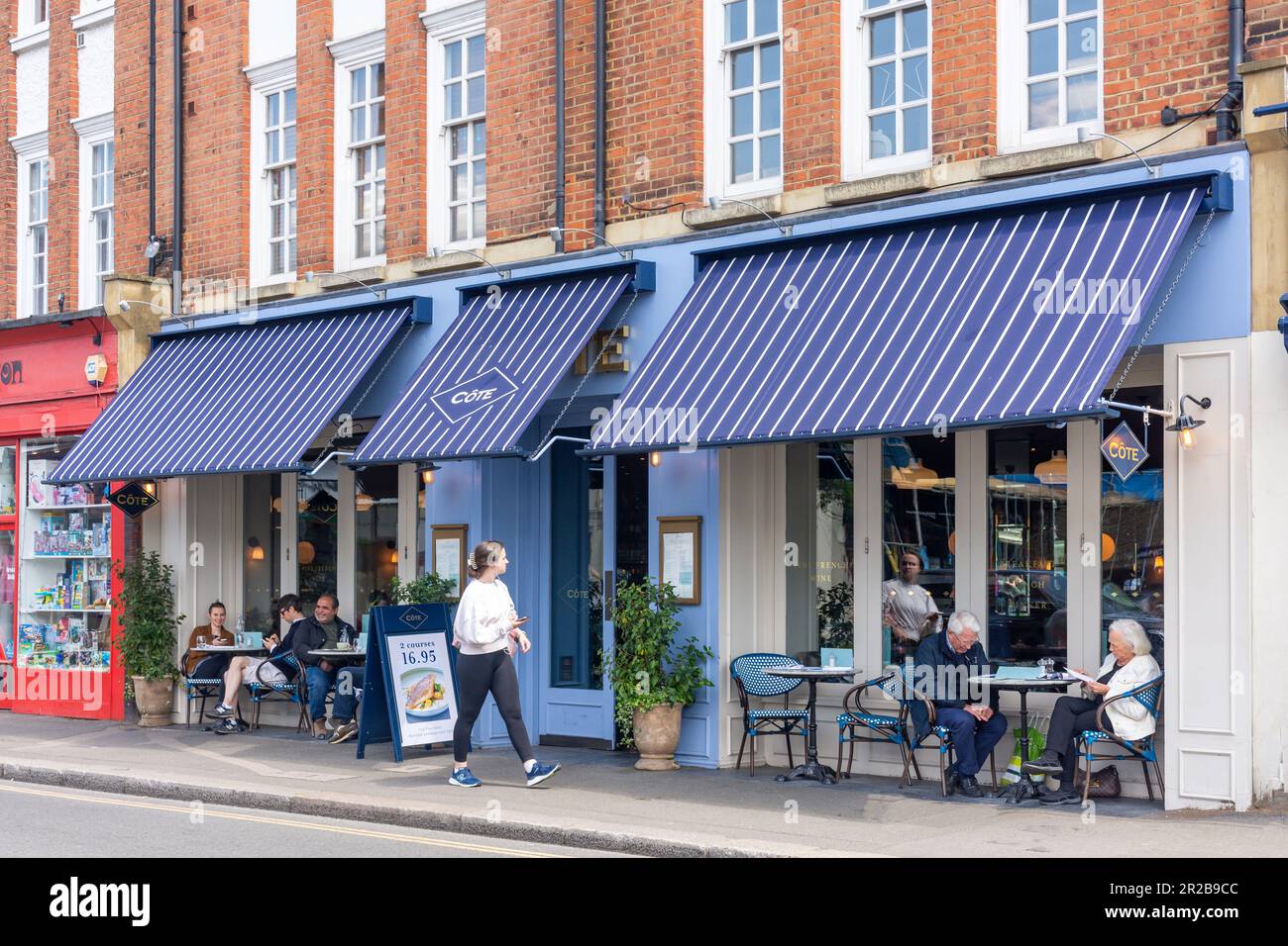 Ristorante Côte Chiswick, Turnham Green Terrace, Chiswick, London Borough of Hounslow, Greater London, England, United Kingdom Foto Stock