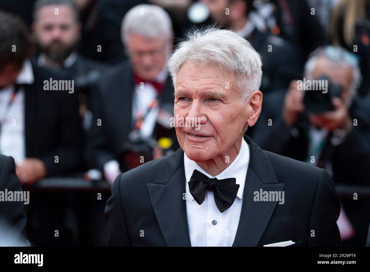 Cannes, Francia, 18 maggio 2023 - Harrison Ford partecipa al red carpet al 76° Festival de Cannes. Credits: Luigi de Pompeis/ Alamy Live News Foto Stock