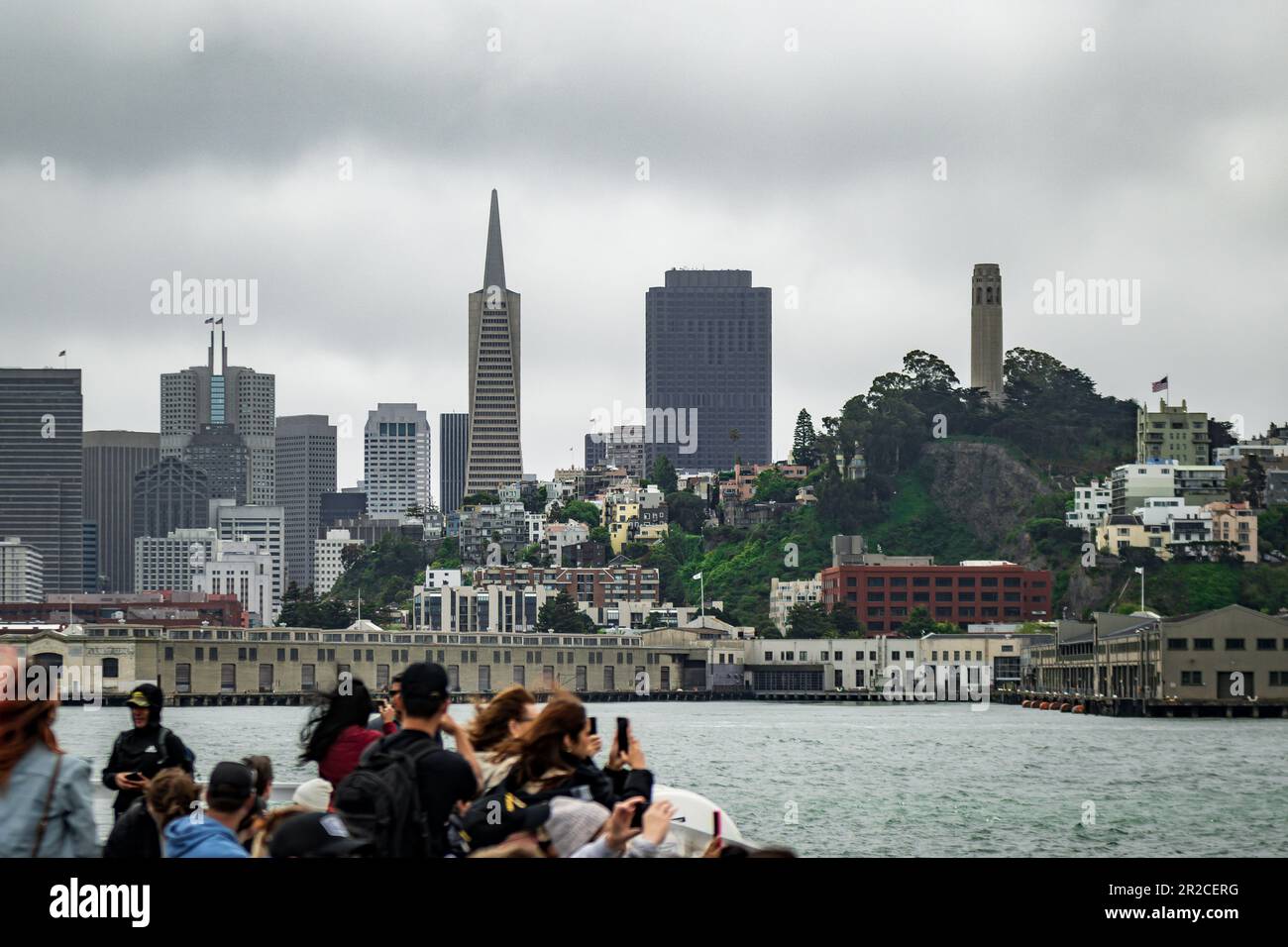 Linea costiera di San Francisco Foto Stock