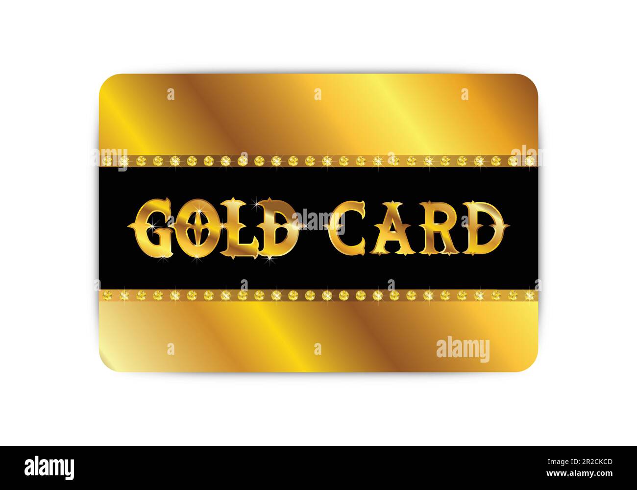 Gold Card VIP Card Vector Premium Card eps Illustrazione Vettoriale