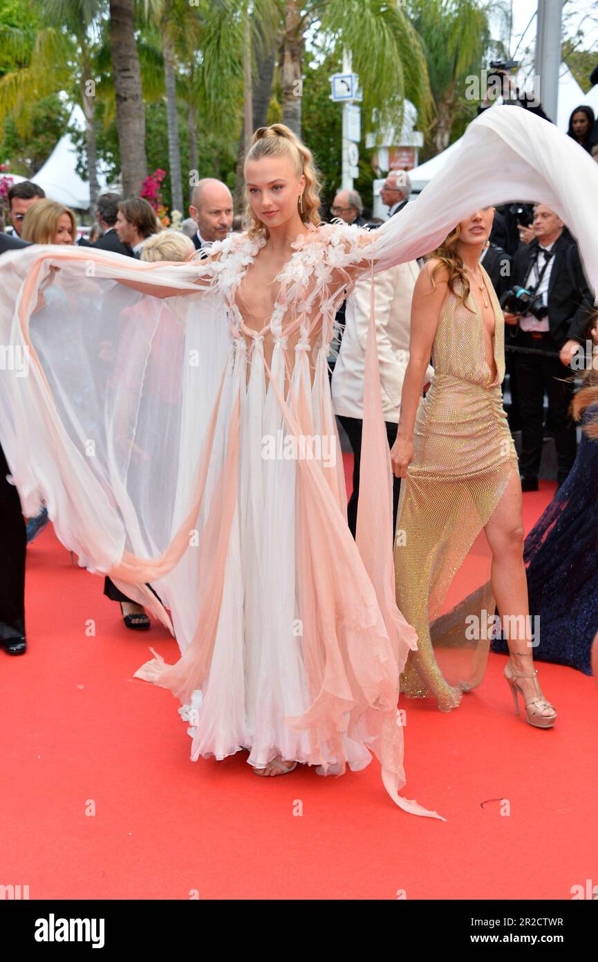 Lilly Krug partecipa alla prima edizione di „Indiana Jones e del Dial of Destiny“ al 76th° festival annuale di Cannes, il 18 maggio 2023 a Cannes. Foto Stock