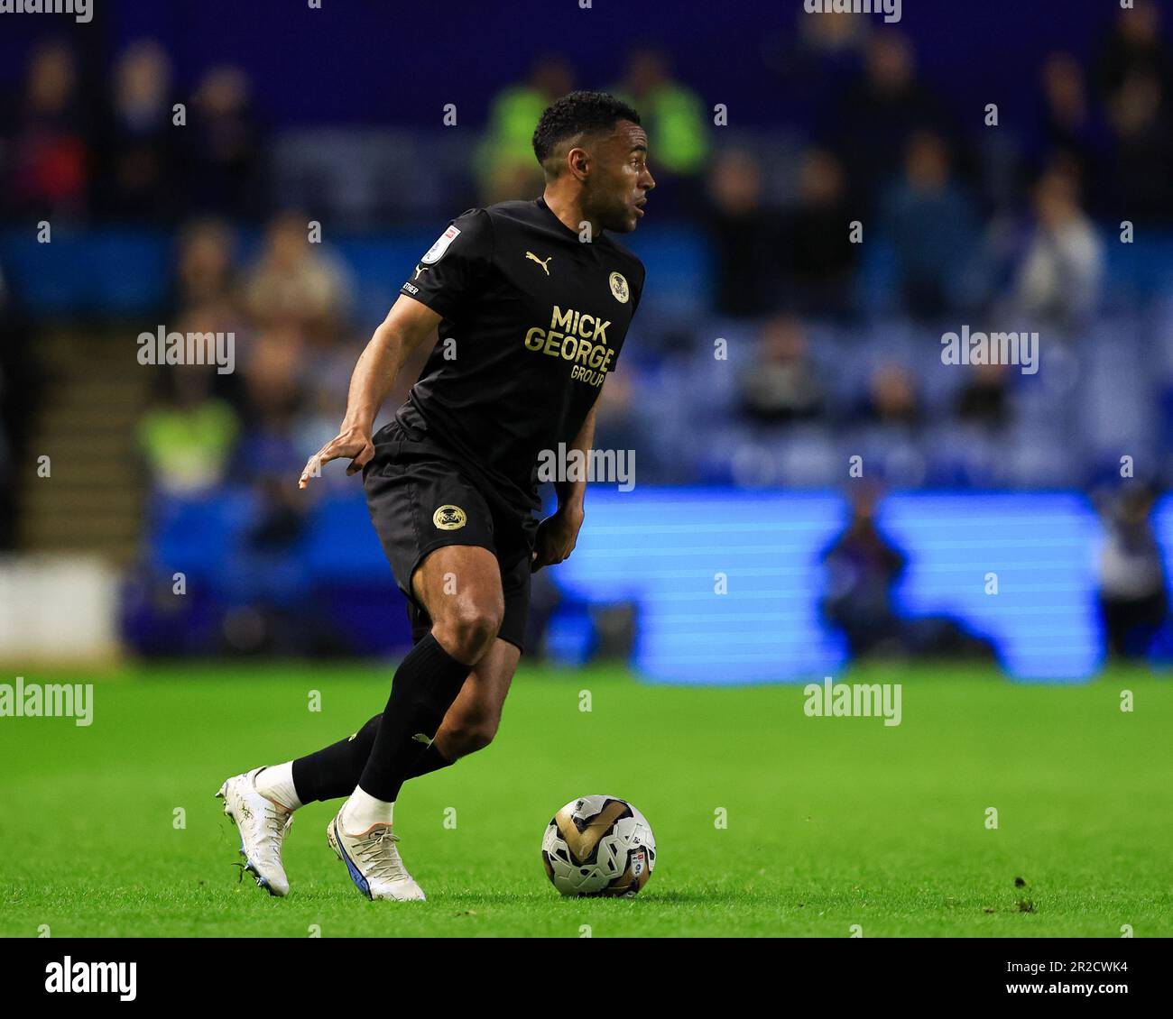 Nathan Thompson di Peterborough United durante la partita di lancio della Sky Bet League 1 Sheffield Mercoledì vs Peterborough a Hillsborough, Sheffield, Regno Unito, 18th maggio 2023 (Foto di Nick Browning/News Images) Foto Stock