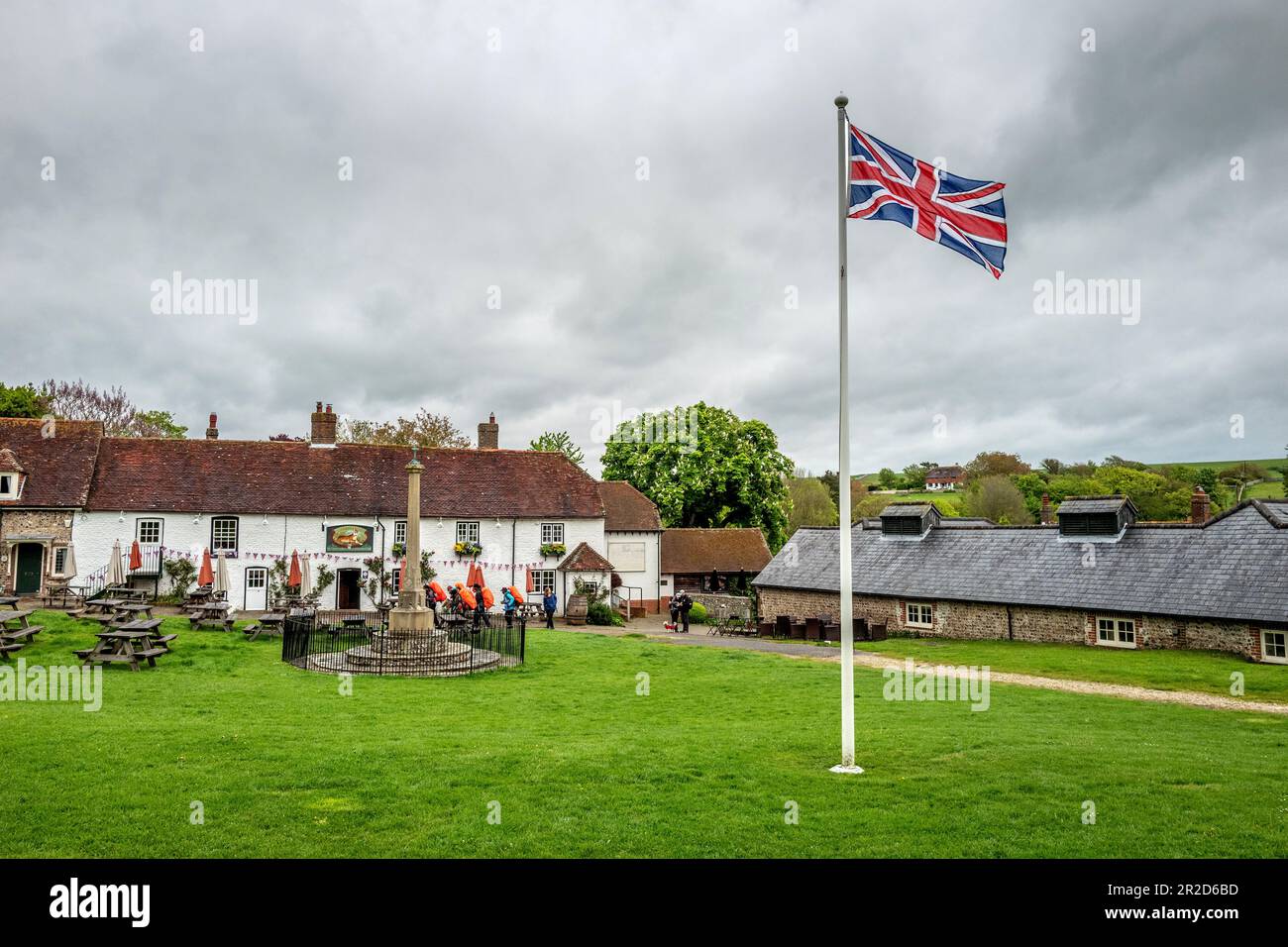 East Dean, 12th 2023 maggio: Il verde villaggio Foto Stock
