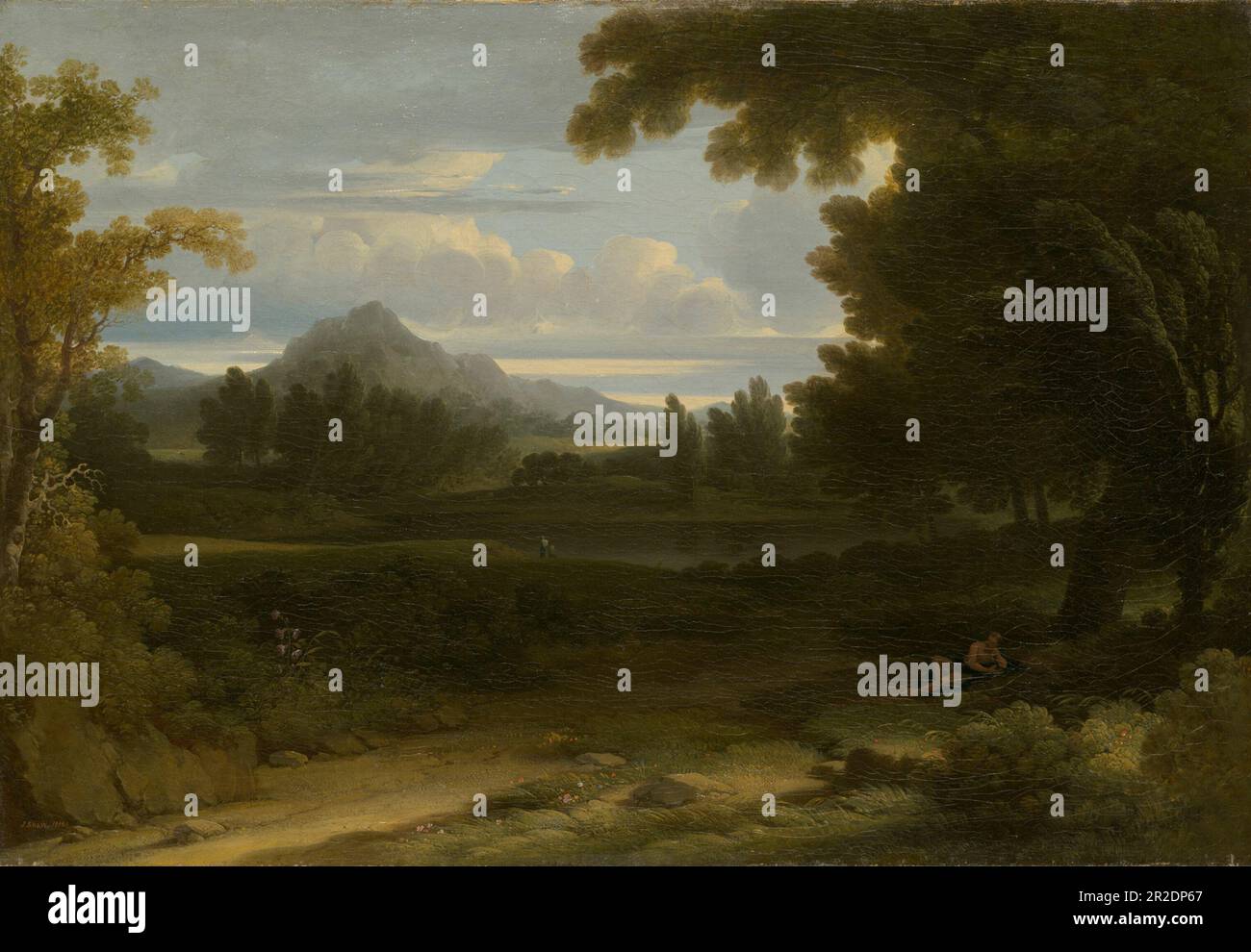 Solitudine Data: 1818 artista: Joshua Shaw American, nata Inghilterra, 1777–1860 Foto Stock