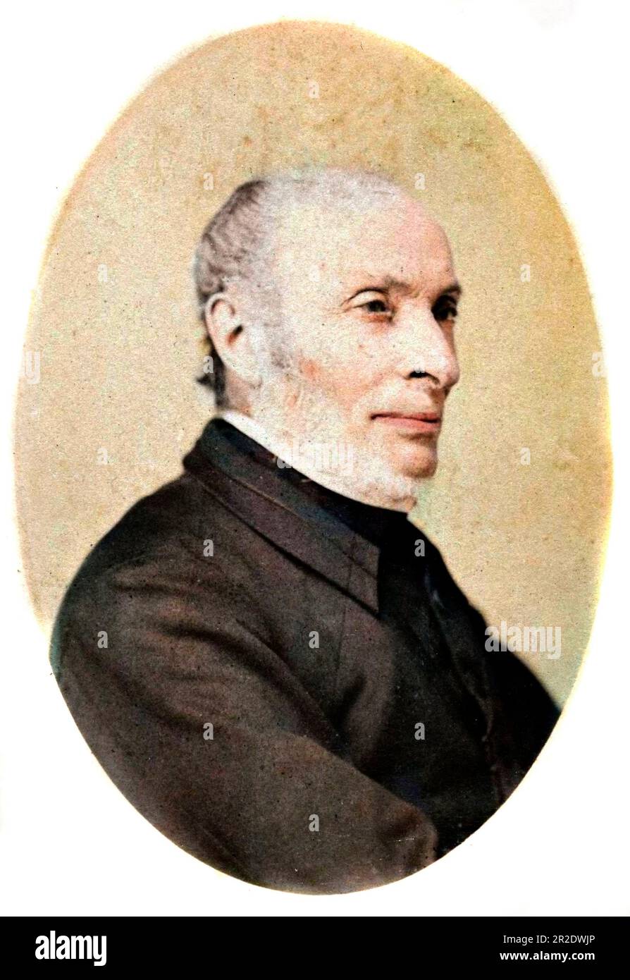 Victor Schoelcher (1804-1893), politico francese di Franck de Villecholle (1816-1906) - Victor Schoelcher (1804-1893) homme politique francais. Foto Stock