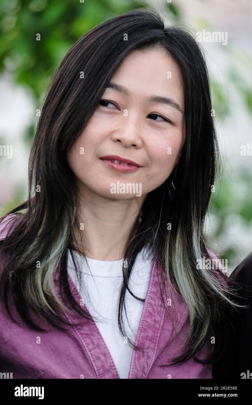 Cannes, Francia. 19th maggio, 2023. Bingyuan Xu ha fotografato durante la Fotocall for Youth (Primavera) come parte del Festival Internazionale del Cinema di Cannes 76th al Palais des Festivals di Cannes, Francia Foto di Julie Edwards/Alamy Live News Foto Stock
