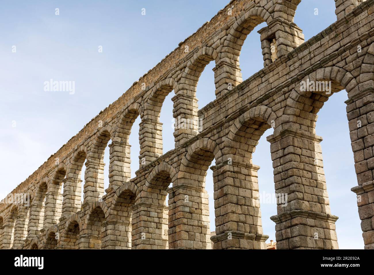 Spagna, Segovia, acquedotti romani Foto Stock