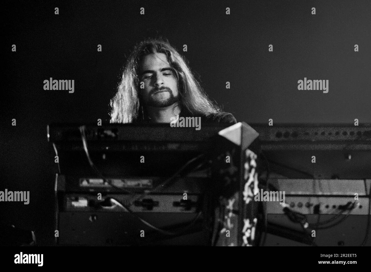 Sesto San Giovanni ,Milano Italia 1993-11-15 : Kevin Moore tastierista del Dream Theater concerto dal vivo al Palasesto Foto Stock