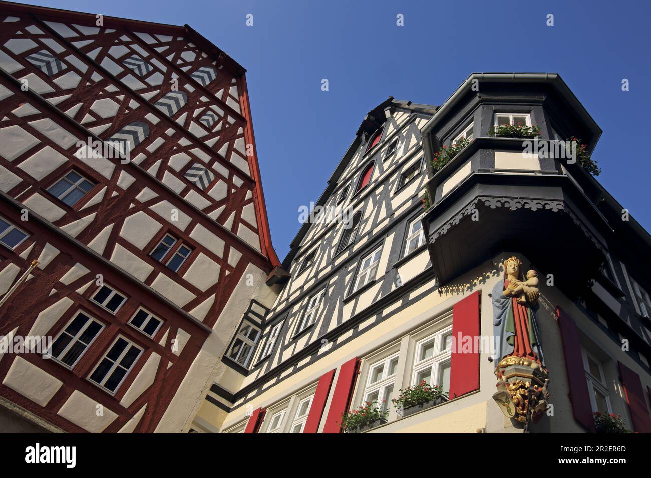 Casa di carne e ballo, Marktplatz, Rothenburg ob der Tauber, Franconia media, Baviera, Germania Foto Stock