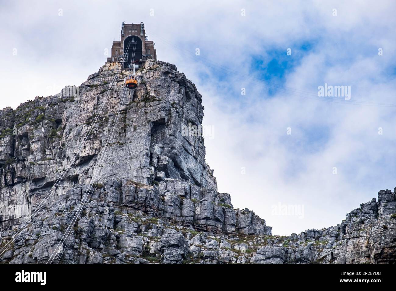 Funivia su Table Mountain, Città del Capo, Sud Africa, Africa Foto Stock