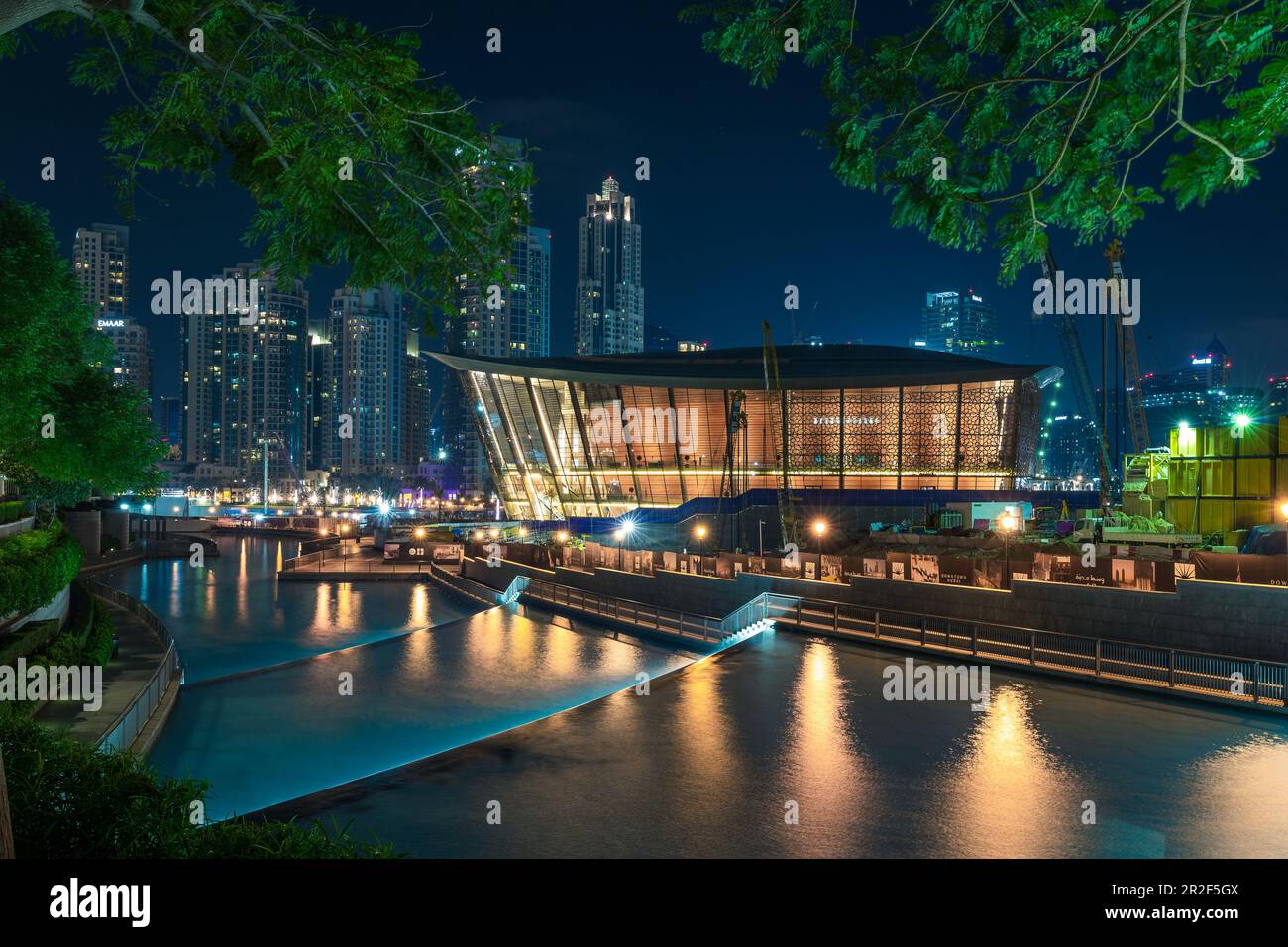 Il Teatro dell'Opera di Dubai, Emirati Arabi Uniti Foto Stock