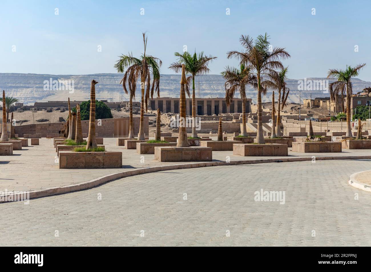 Tempio di Seti I, Abydos, Egitto Foto Stock