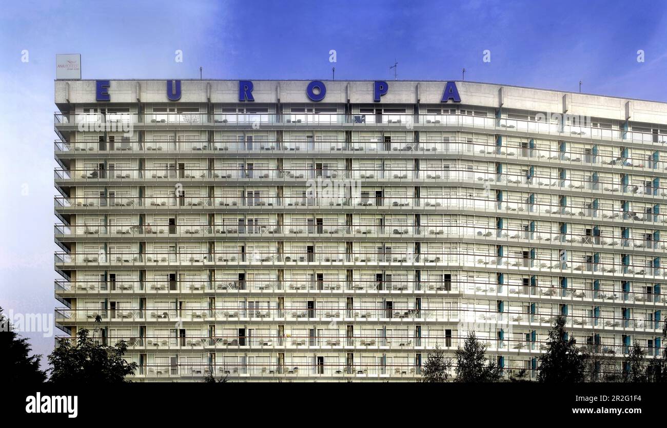 Hotel Europa, Business Hotel, Holiday Hotel, Eforie-North, ConstanÈ una Contea, Romania Foto Stock