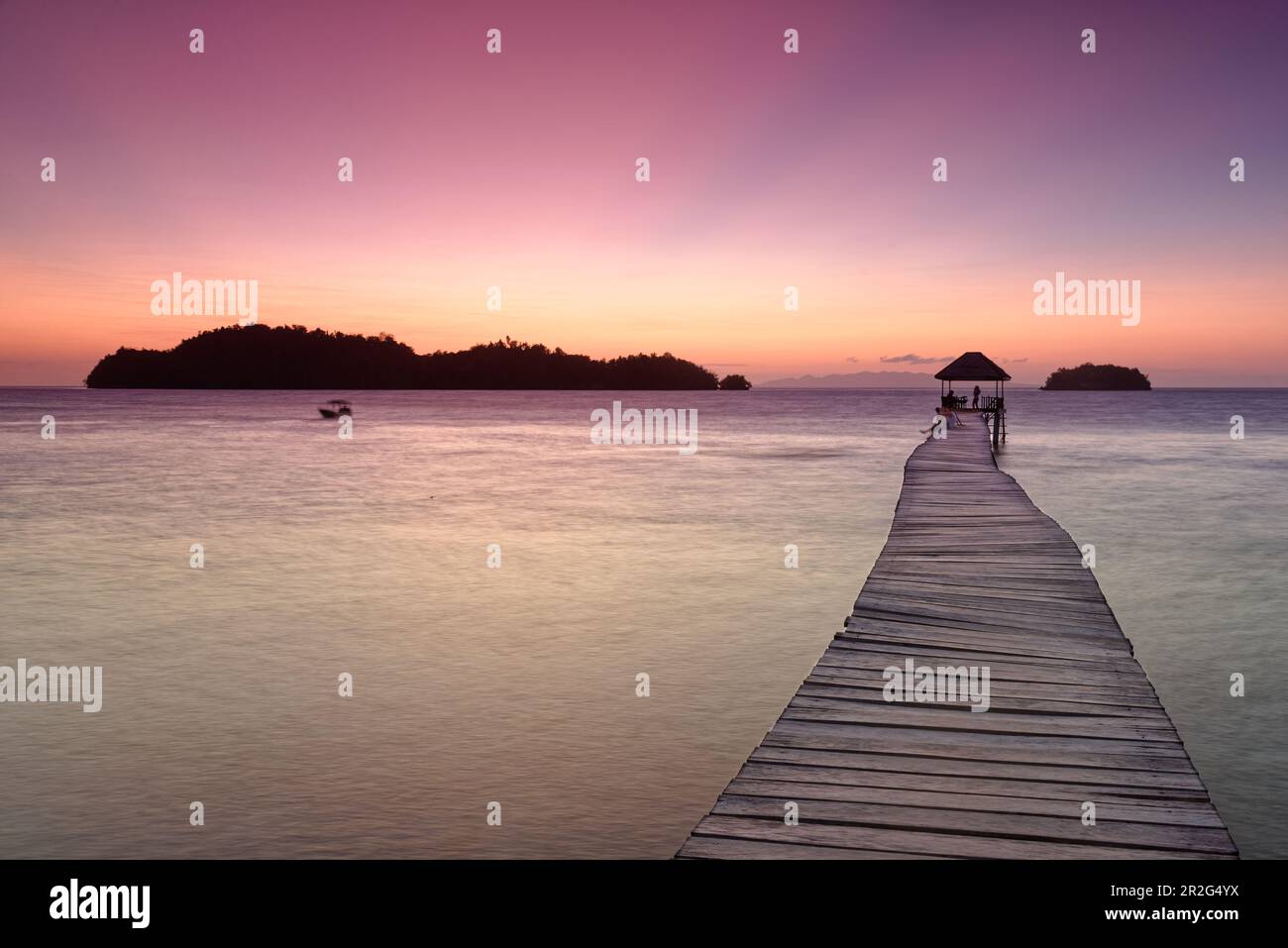 Le Isole Togee nel Golfo di Tomini dell'Isola di Sulawesi, Indonesia, Asia sudorientale, Asia Foto Stock