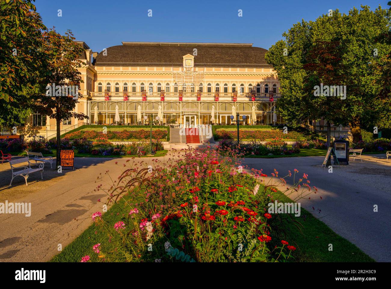 Teatro e Congresso nel Kurpark, Bad Ischl, alta Austria, Austria Foto Stock