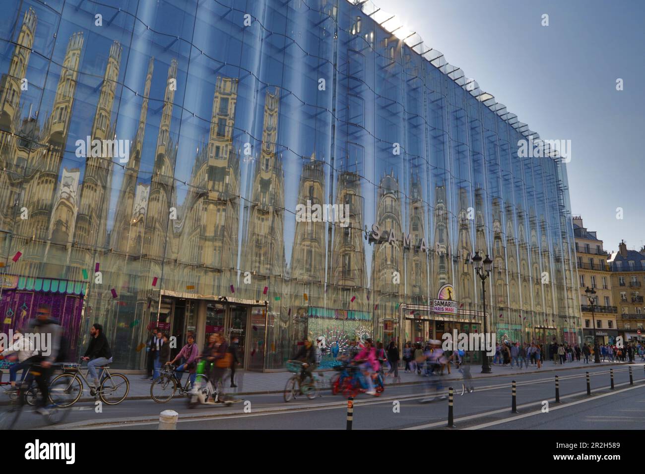 Francia Parigi la Samaritaine Foto Stock
